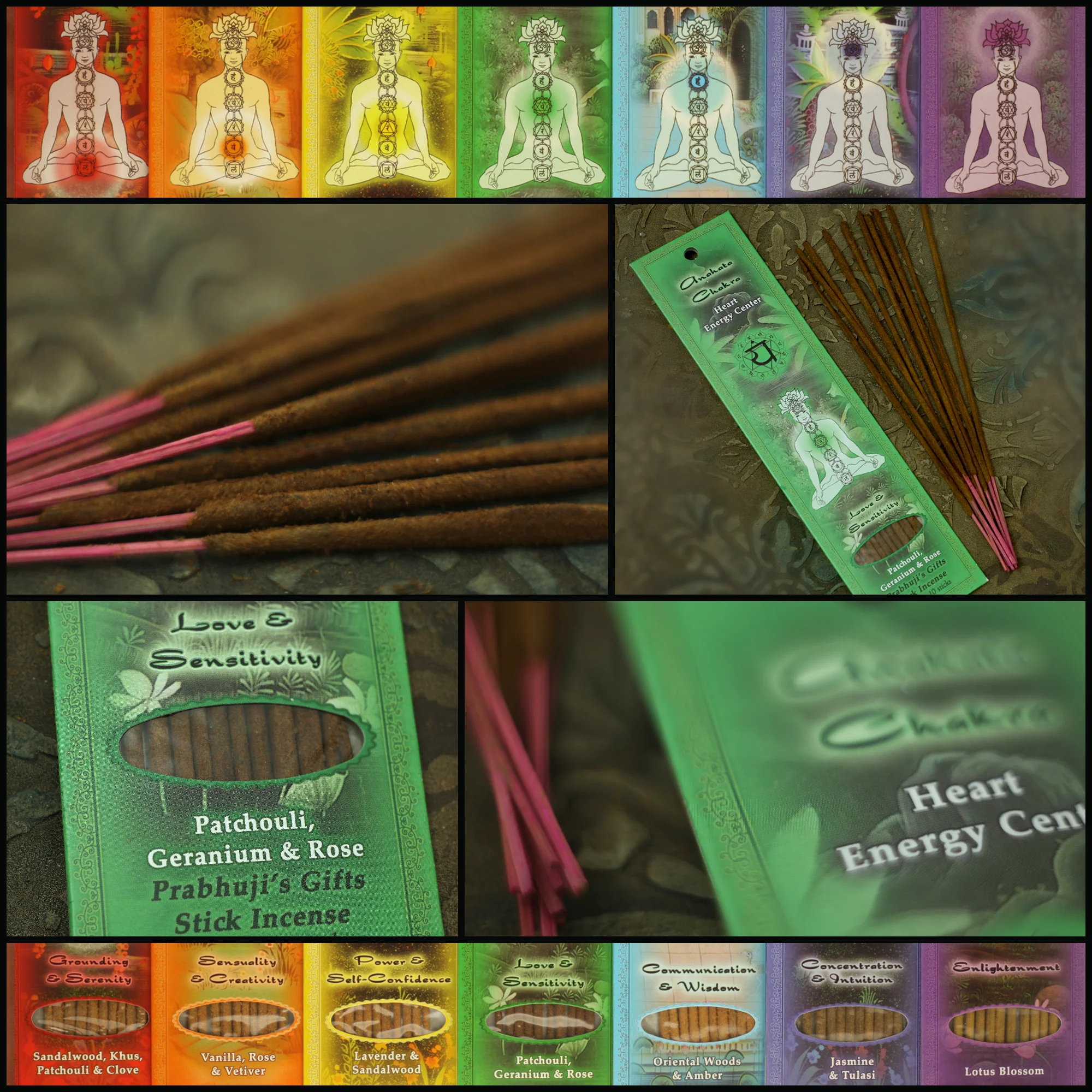 Incense Sticks Heart Chakra Anahata - Love and Sensitivity - Image 3