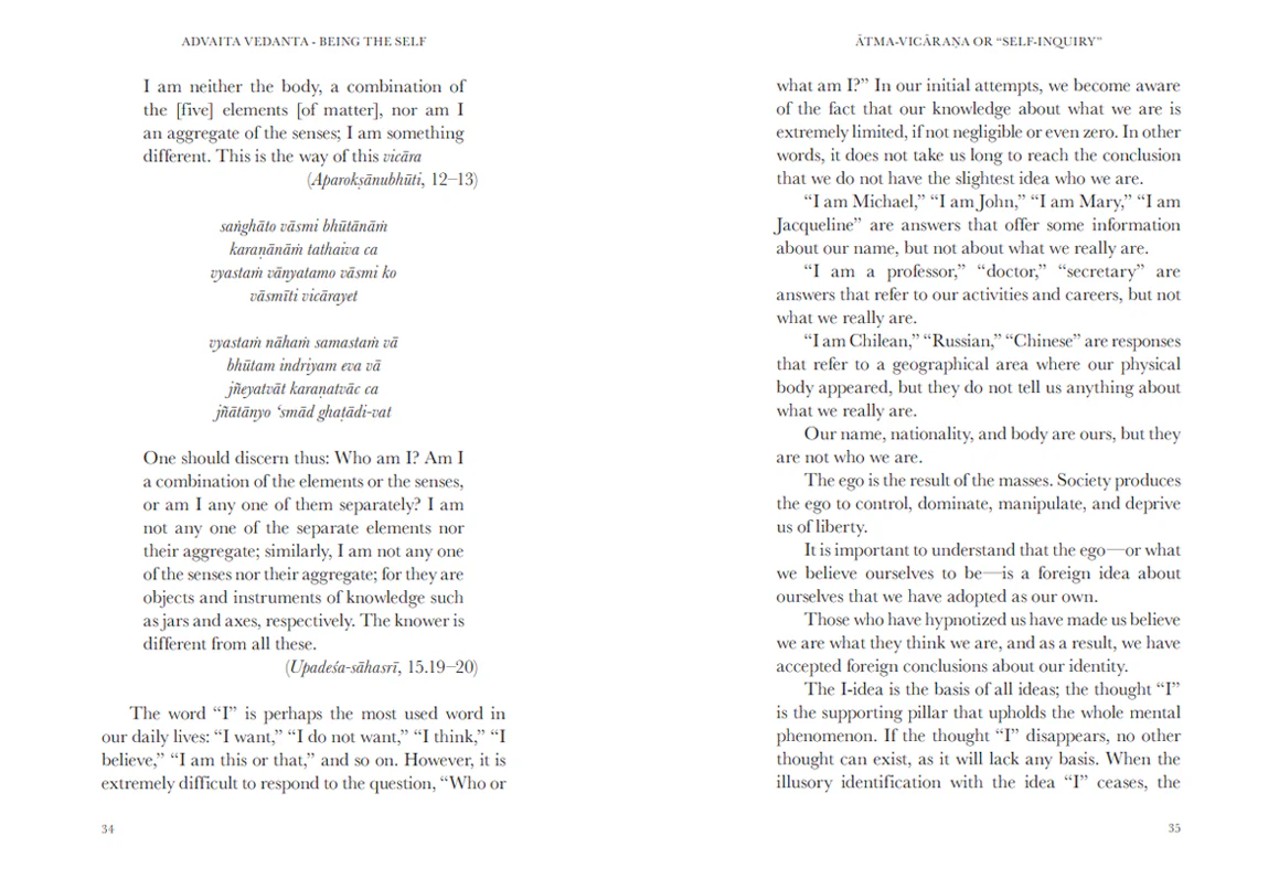 Advaita Vedanta - Being the self. by Prabhuji (Hard cover - English) - Image 5