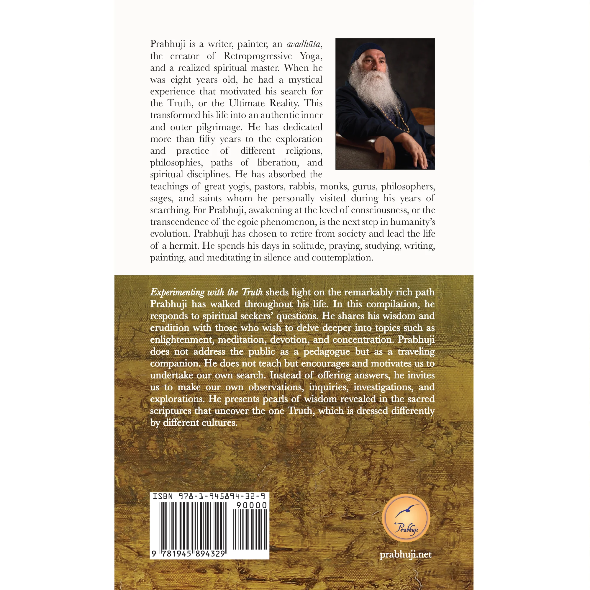 Experimenting with the Truth by Prabhuji (Hard cover - English) - Image 3
