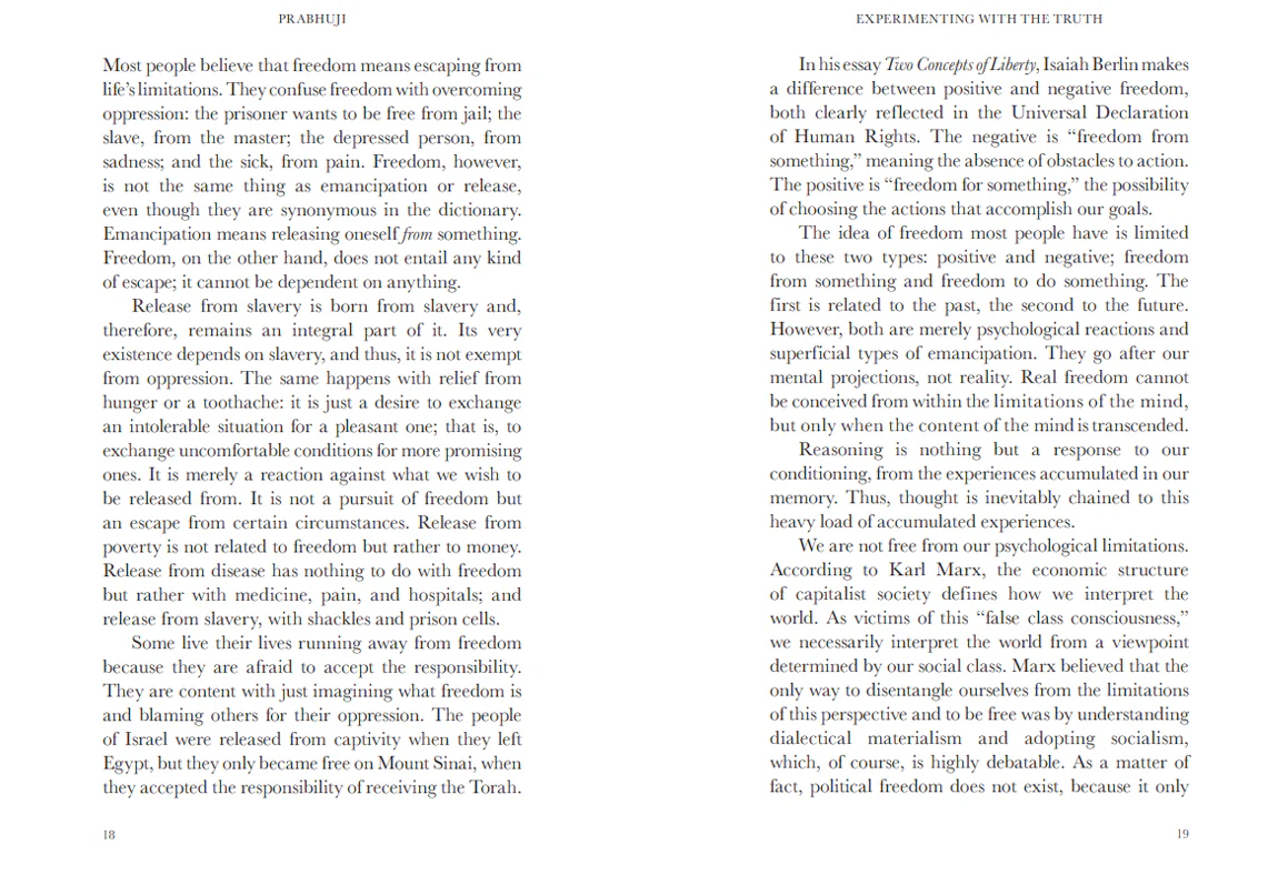 Experimenting with the Truth by Prabhuji (Hard cover - English) - Image 7