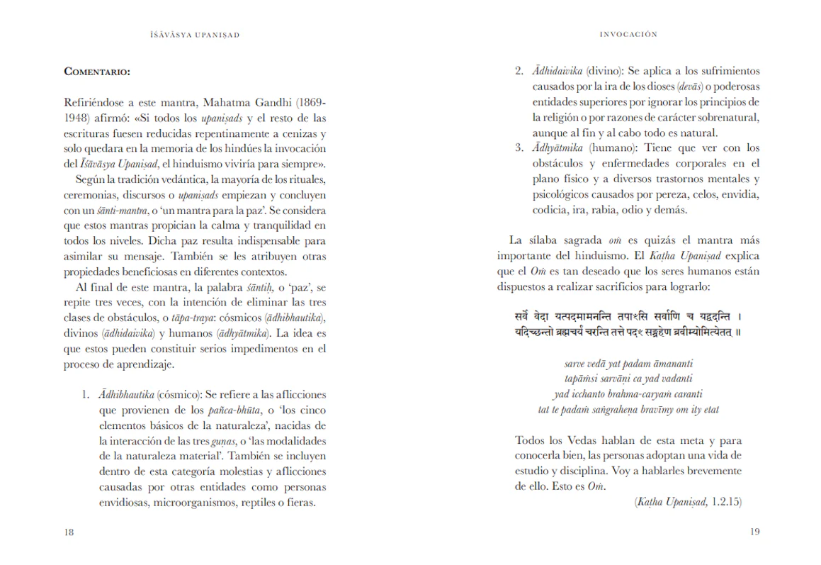 Book Ishavasya Upanishad - Comentado por Prabhuji (Hard cover - Spanish) - Image 5