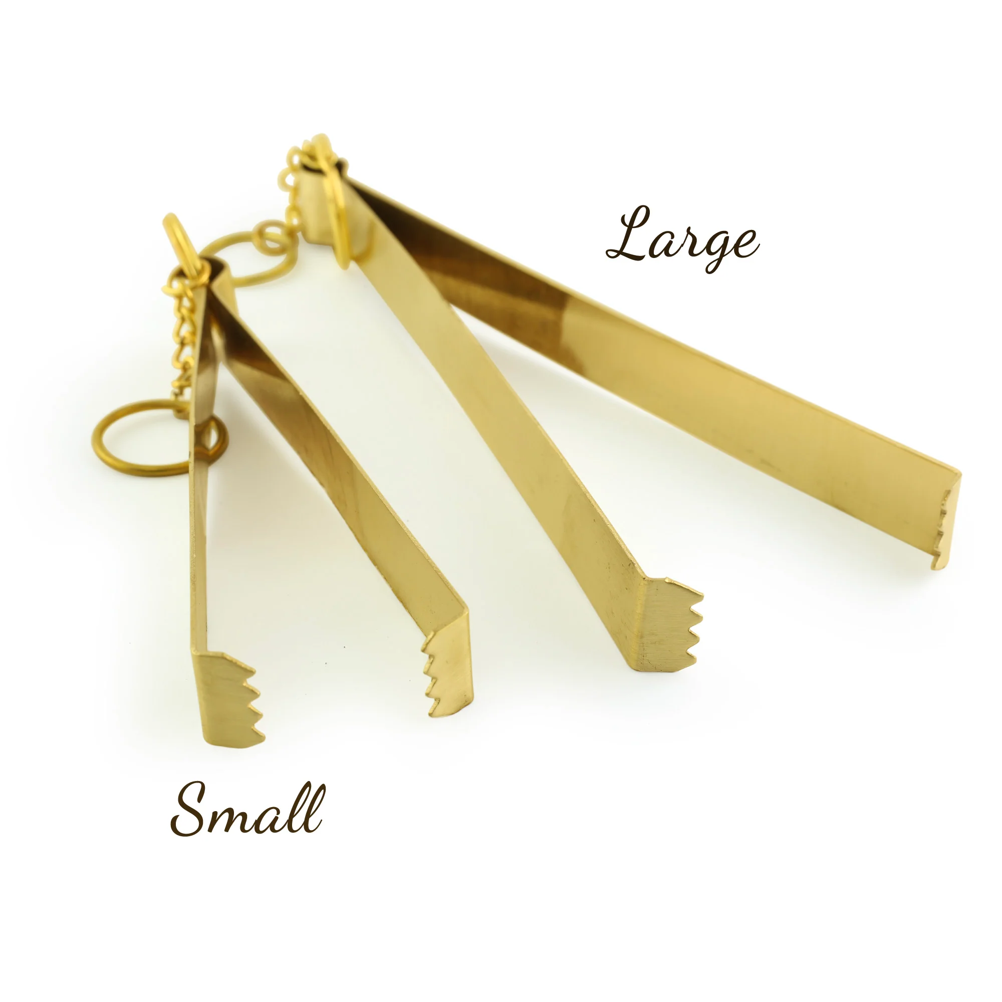 Brass Charcoal Tongs 5.5" - Image 6