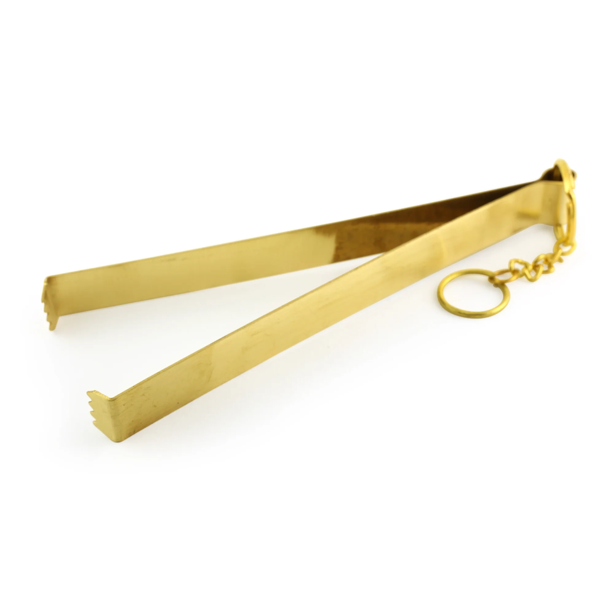 Brass Charcoal Tongs 7.5" - Image 2