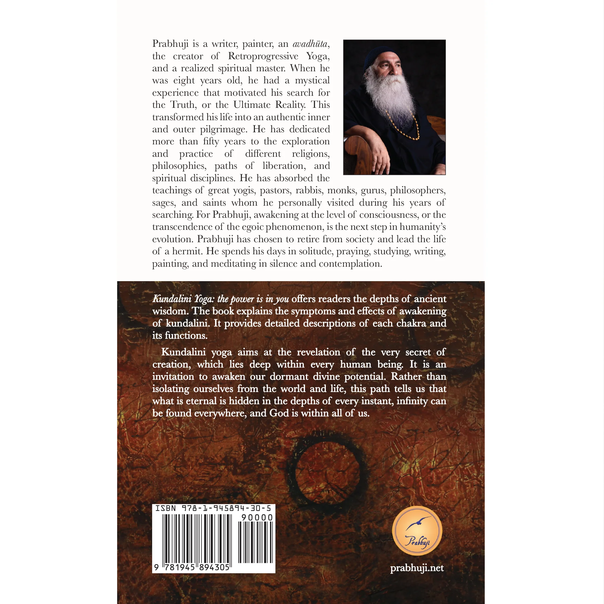 Kundalini yoga - the power is in you by Prabhuji (Hard cover - English) - Image 3