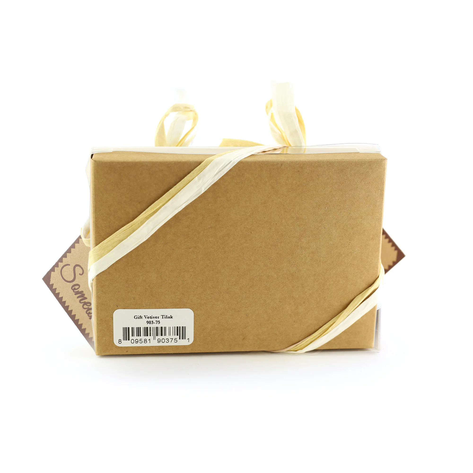 Gift Set - Saucha Bar Soap 'Refreshing Vetiver' and Attar Oil 'Tilak' - with Greeting 'For a very special someone' - Image 4