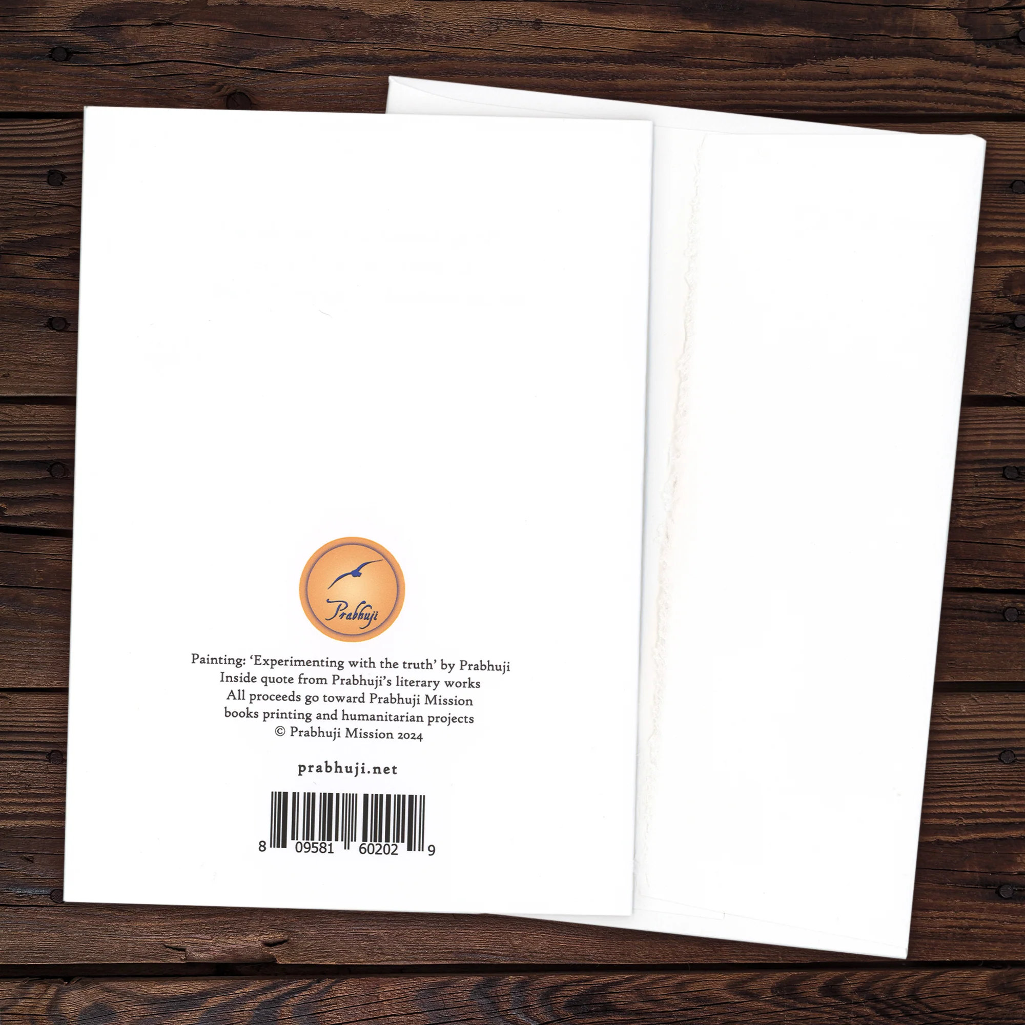 Greeting Card - Prabhuji's quote - 'Being human is not an obstacle...' - 7"x5" - Image 7