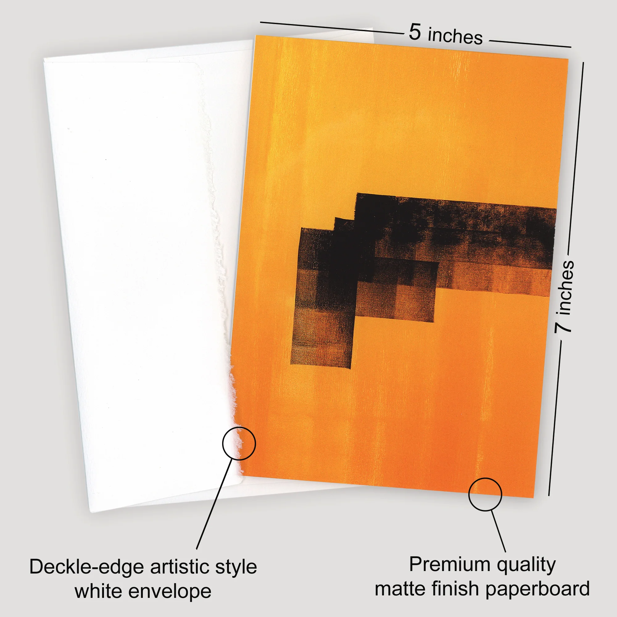 Greeting Card - Prabhuji's quote - 'Make your life a masterpiece...' - 7"x5" - Image 5