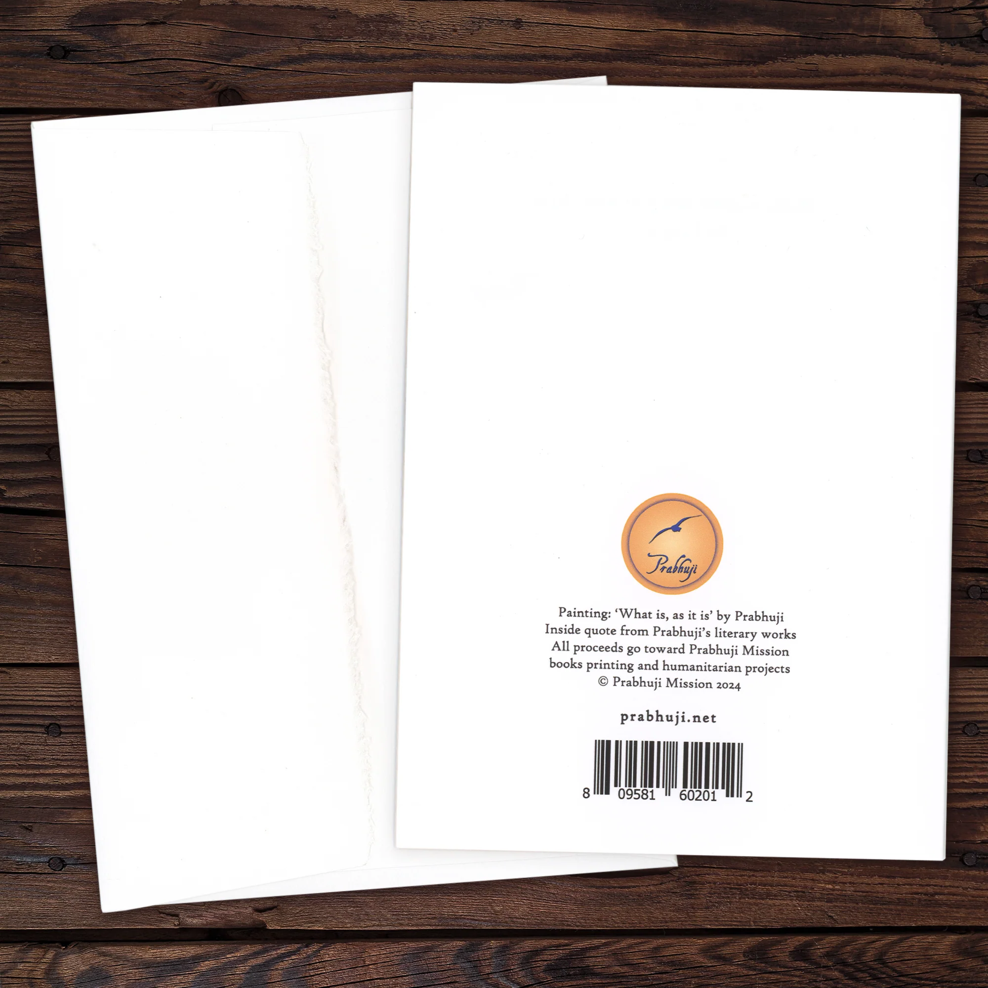 Greeting Card - Prabhuji's quote - 'Make your life a masterpiece...' - 7"x5" - Image 7