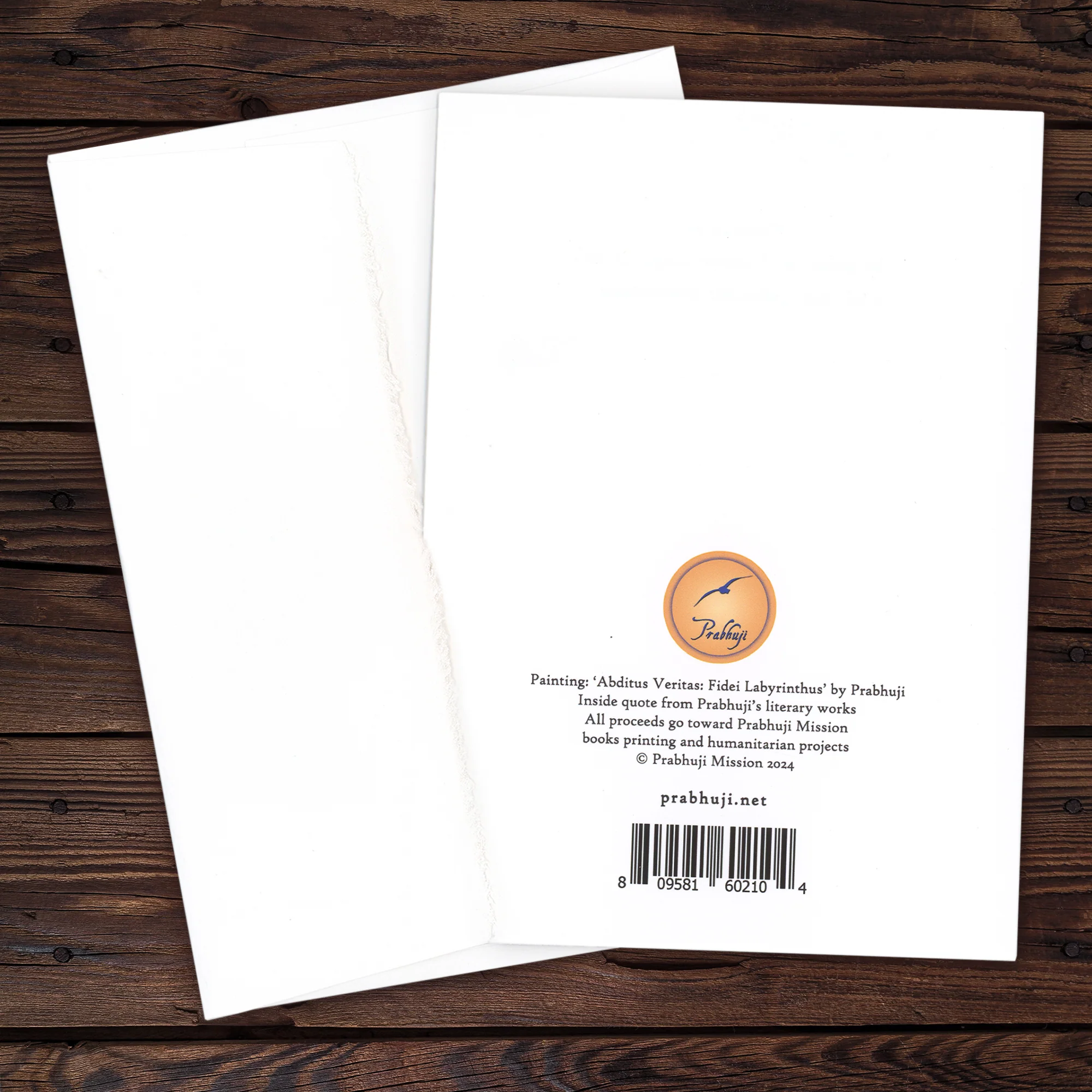 Greeting Card - Prabhuji's quote - 'Strive on...' - 7"x5" - Image 7