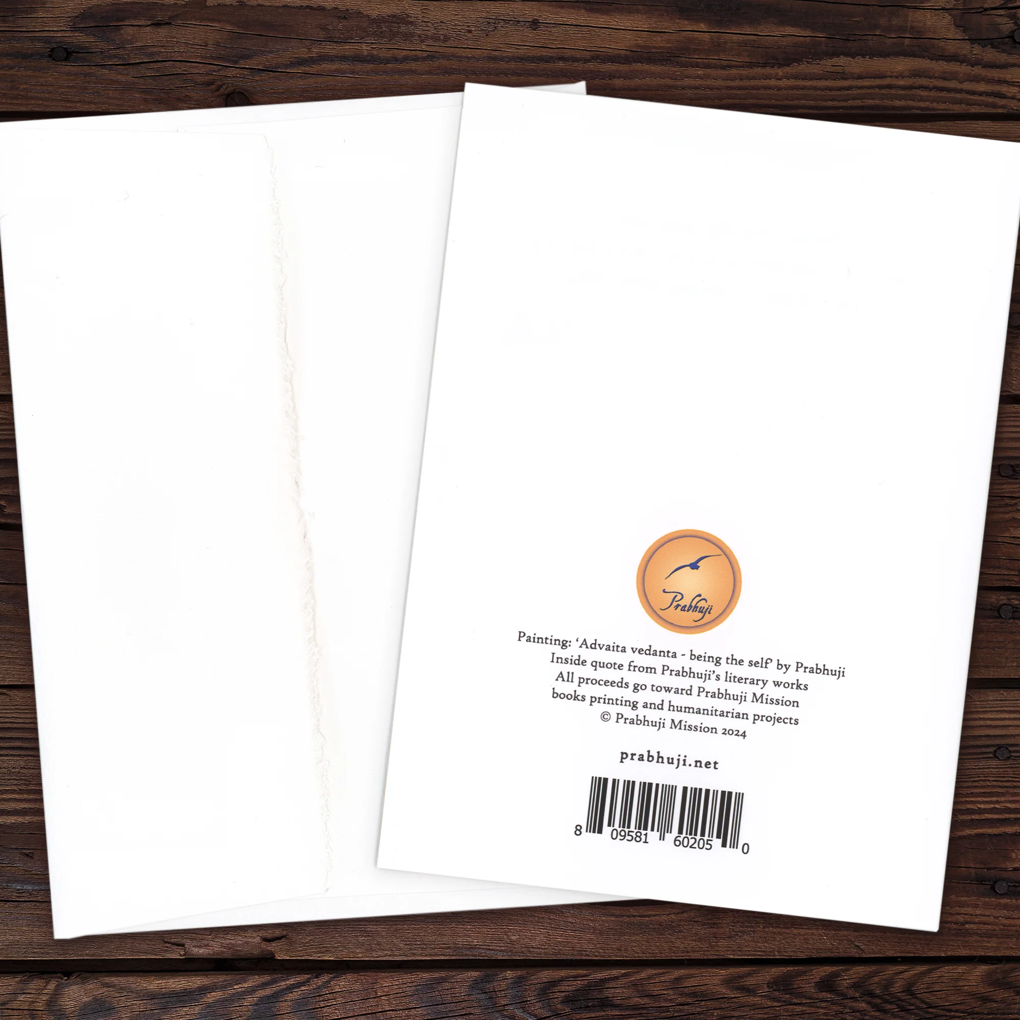 Greeting Card - Prabhuji's quote - 'When you fly...' - 7"x5" - Image 7