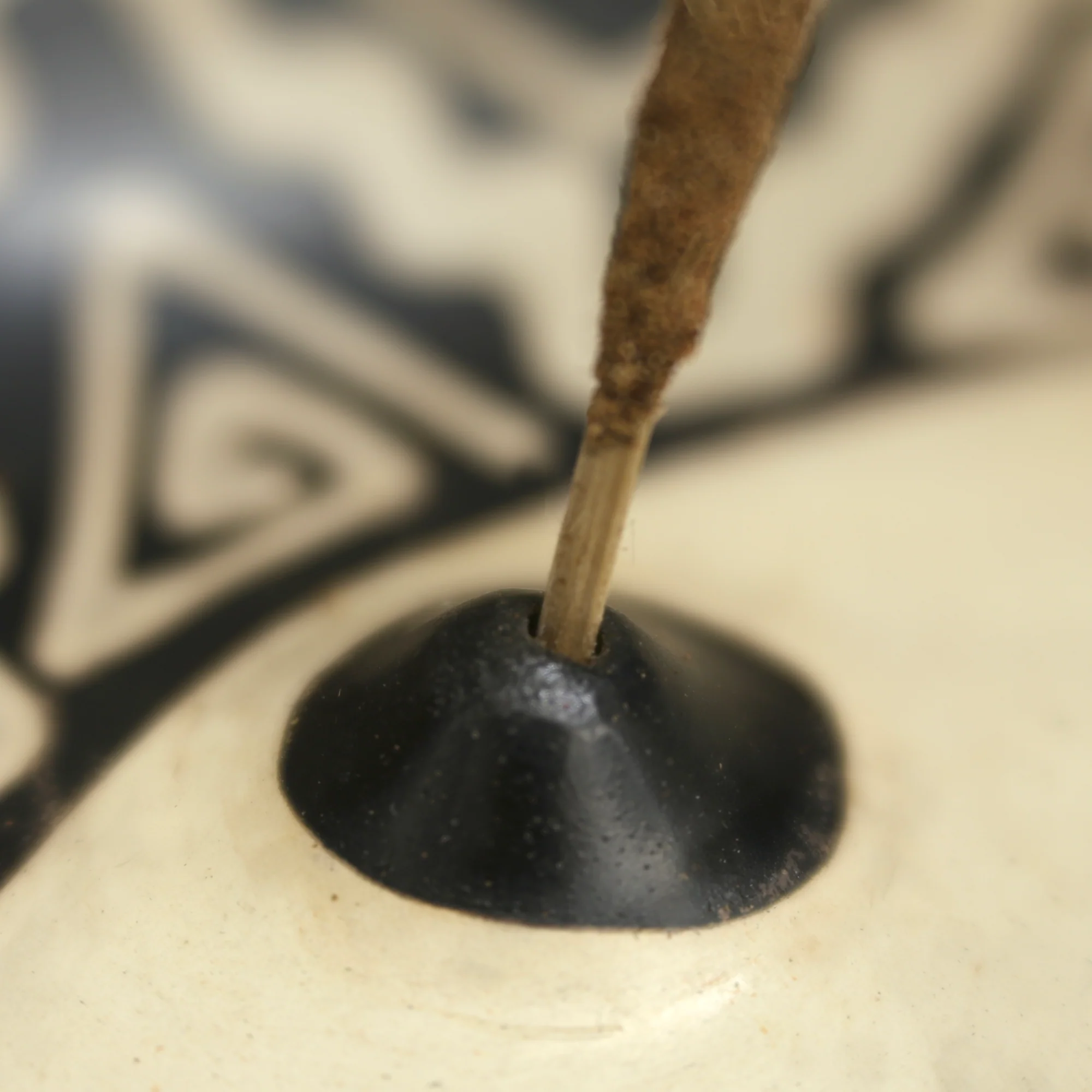 Incense Burner - Peruvian Ceramic Incense Burner for Stick Incense - 4.75" - Image 3