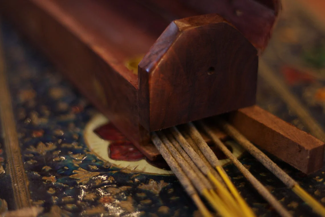 Incense Burner - Wooden Box with Storage - Decorative Jali Cover - Image 5