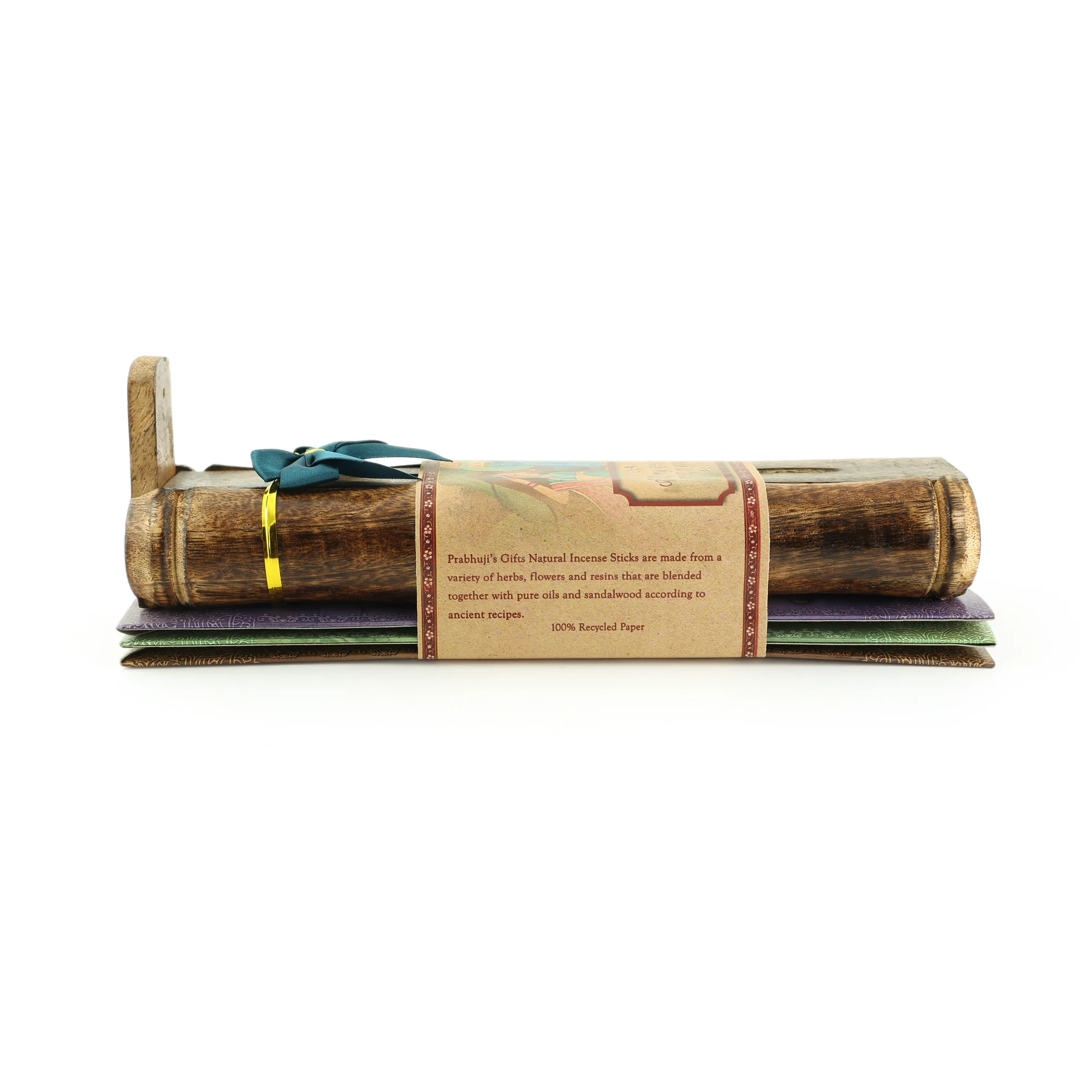 Incense Gift Set - Bamboo Burner + 3 Harmony Incense Sticks Packs & Love Greeting - Rest in you - Image 4