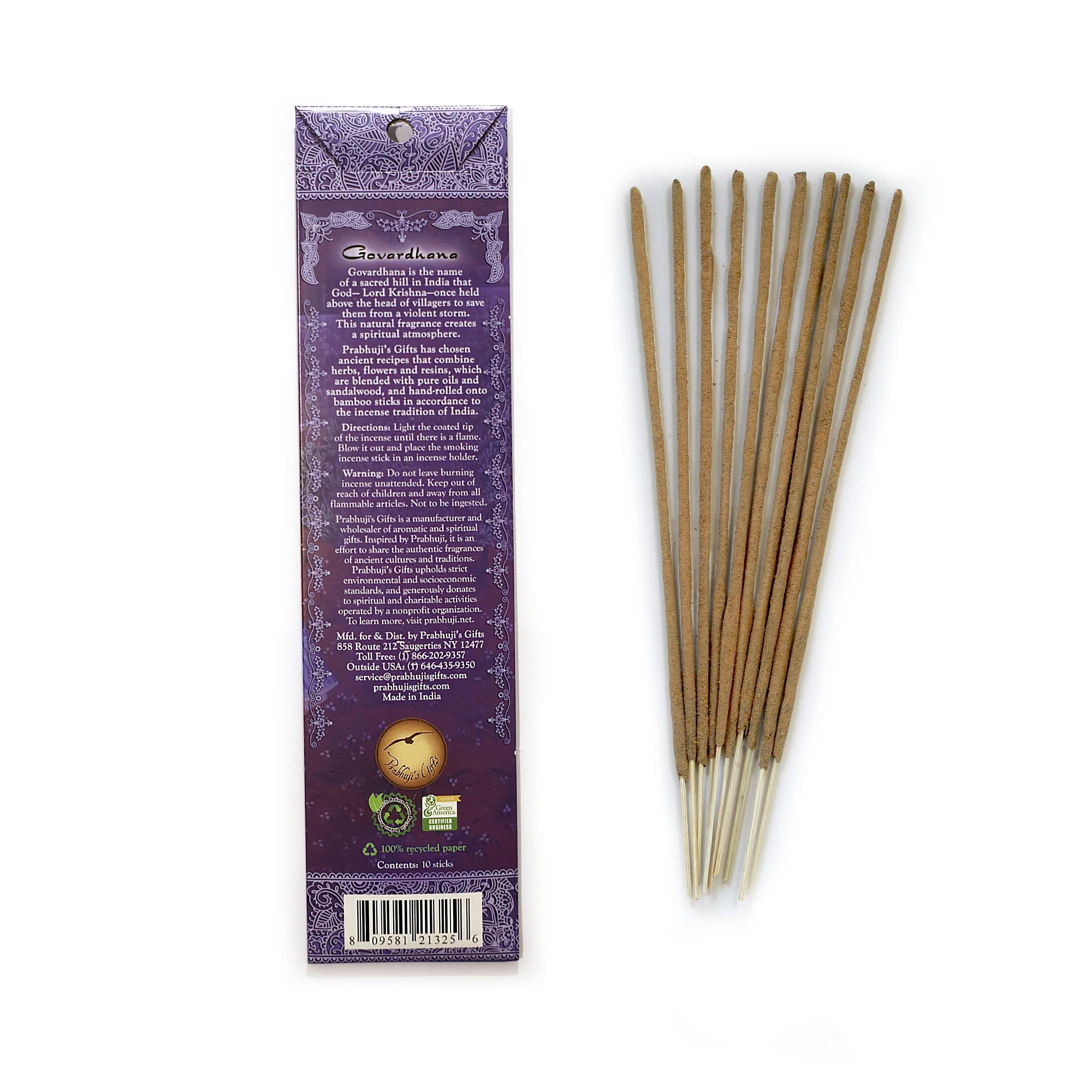 Incense Sticks Govardhana - Wood, Rose & Vanilla - Image 2