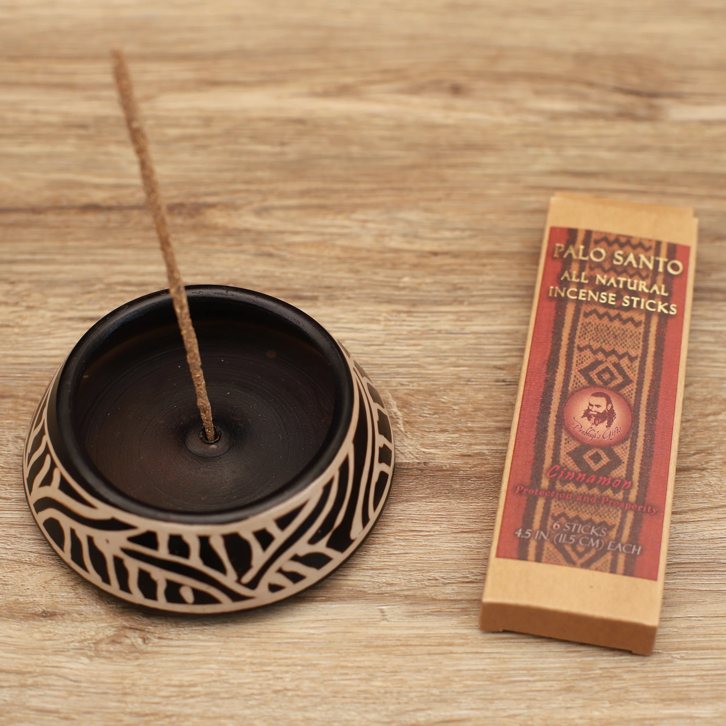 Palo Santo and Cinnamon Incense Sticks - Protection & Prosperity - 6 Incense Sticks - Image 4