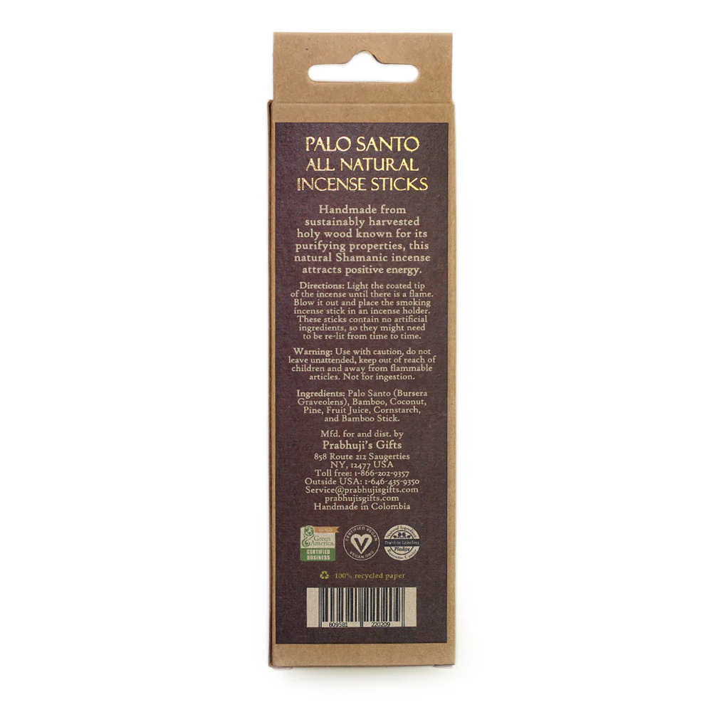 Palo Santo Traditional Incense Sticks - Power & Purification - 6 Incense Sticks - Image 3