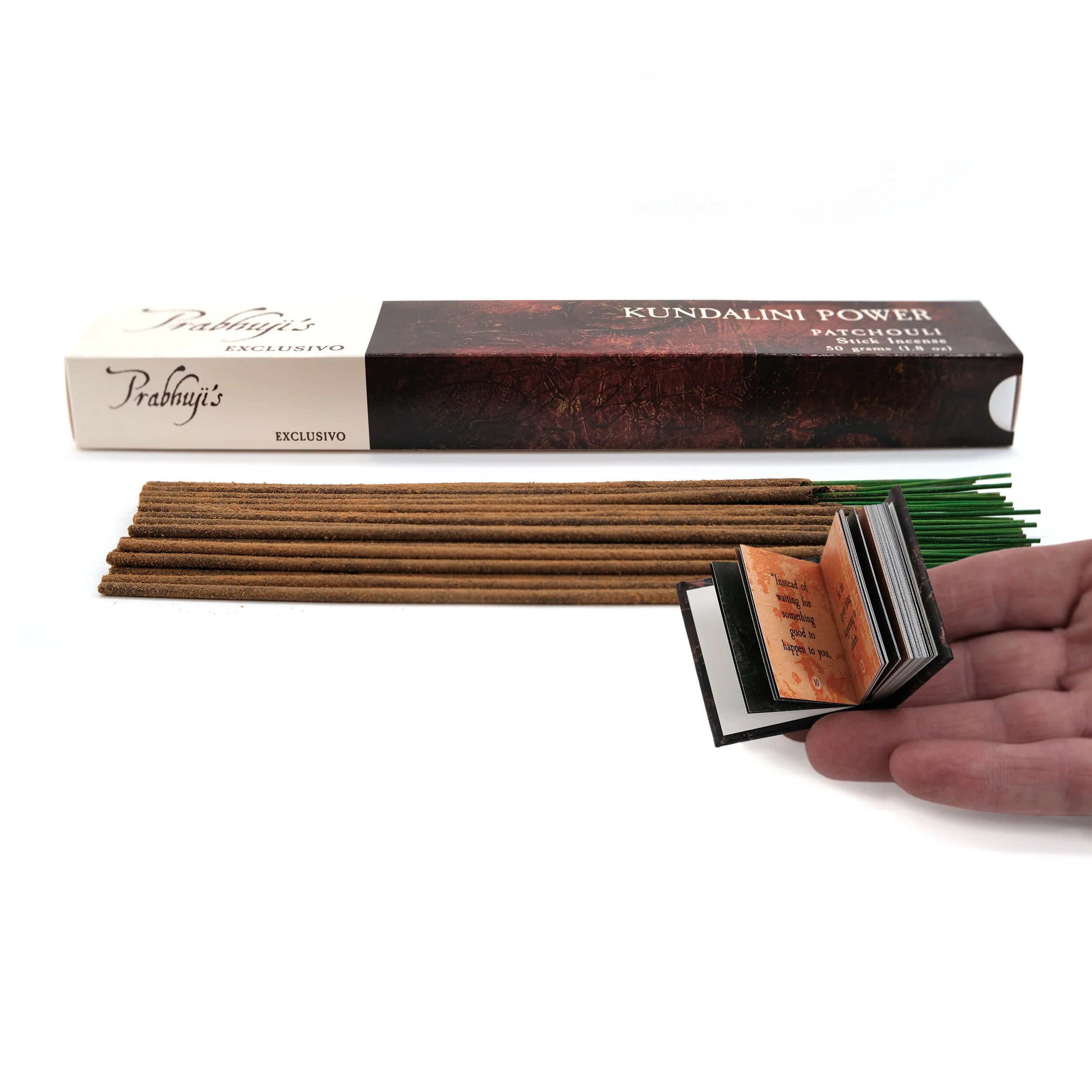 Incense Sticks Prabhuji's Exclusivo - Kundalini Power - Patchouli - 50g pack - Image 2