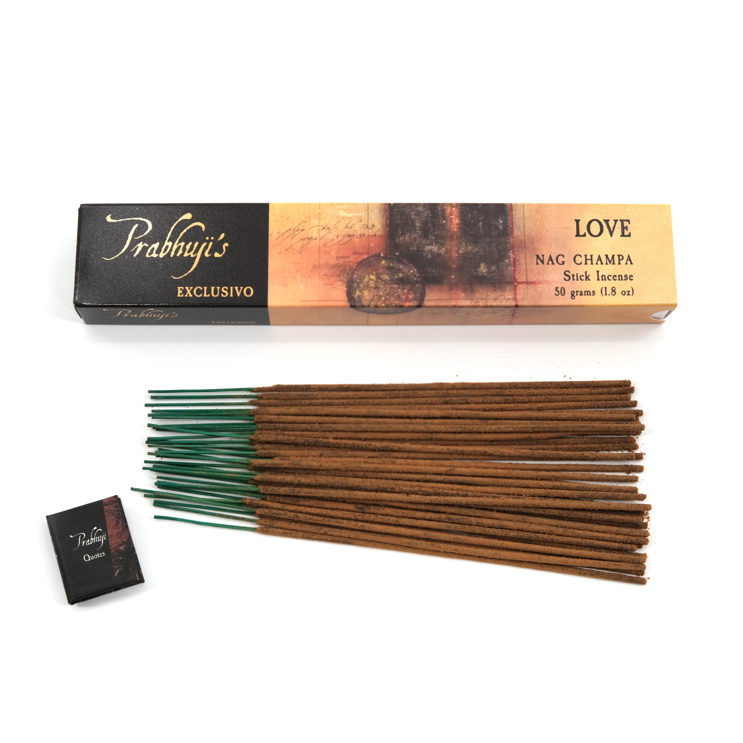 Incense Sticks Prabhuji's Exclusivo - Love - Nag Champa - 50g pack