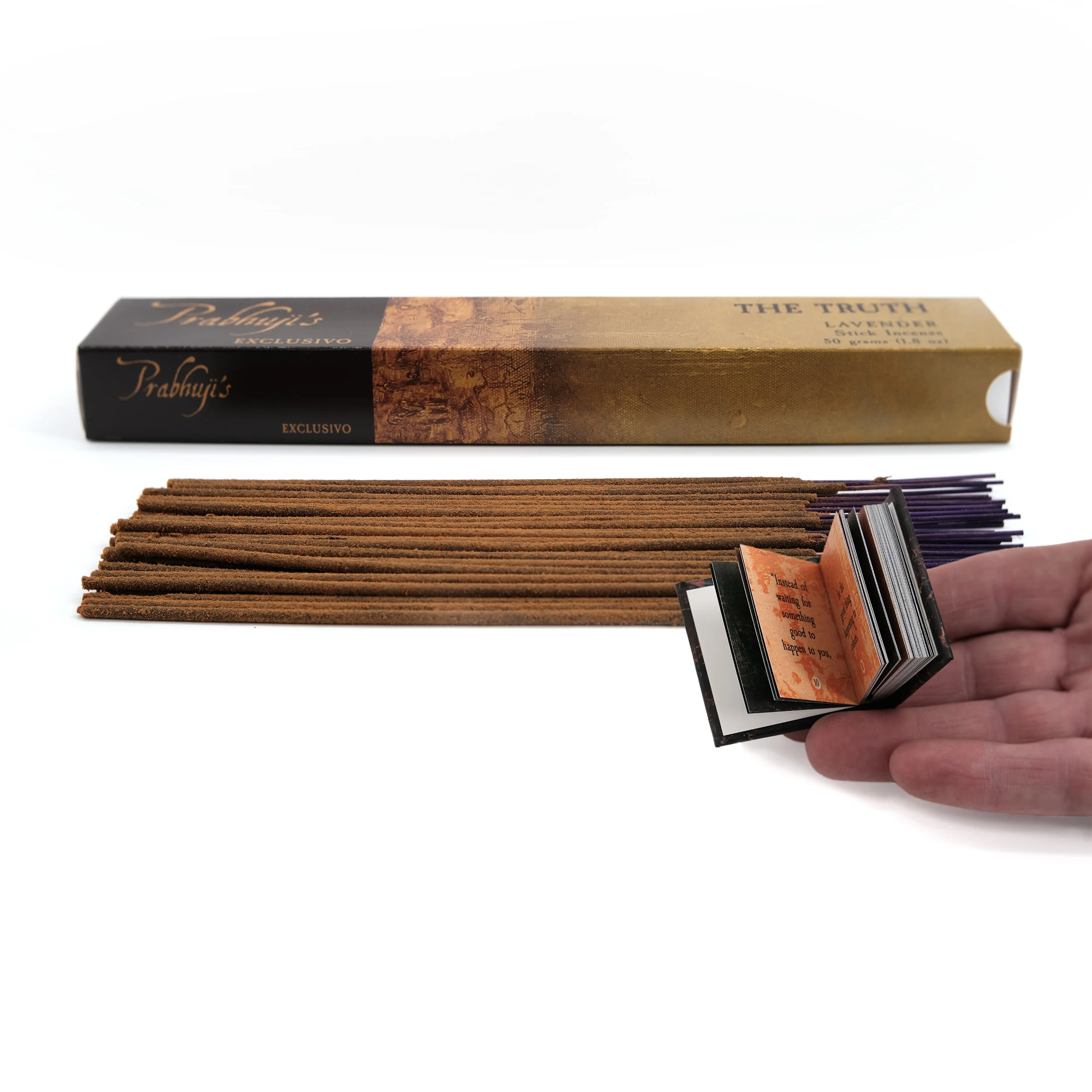 Incense Sticks Prabhuji's Exclusivo - The Truth - Lavender - 50g pack - Image 2
