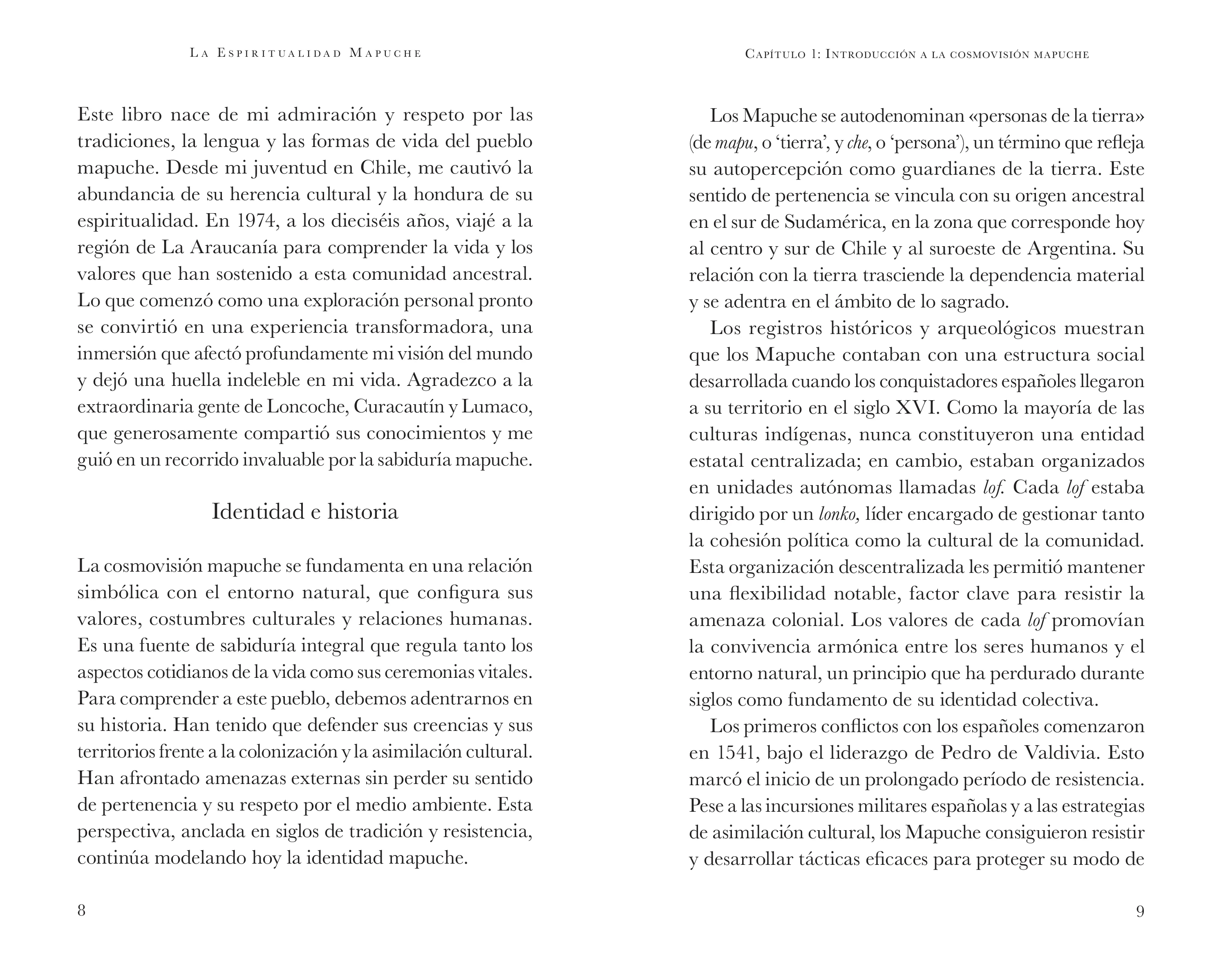 La espiritualidad mapuche por Prabhuji (Spanish Paperback) - Image 2