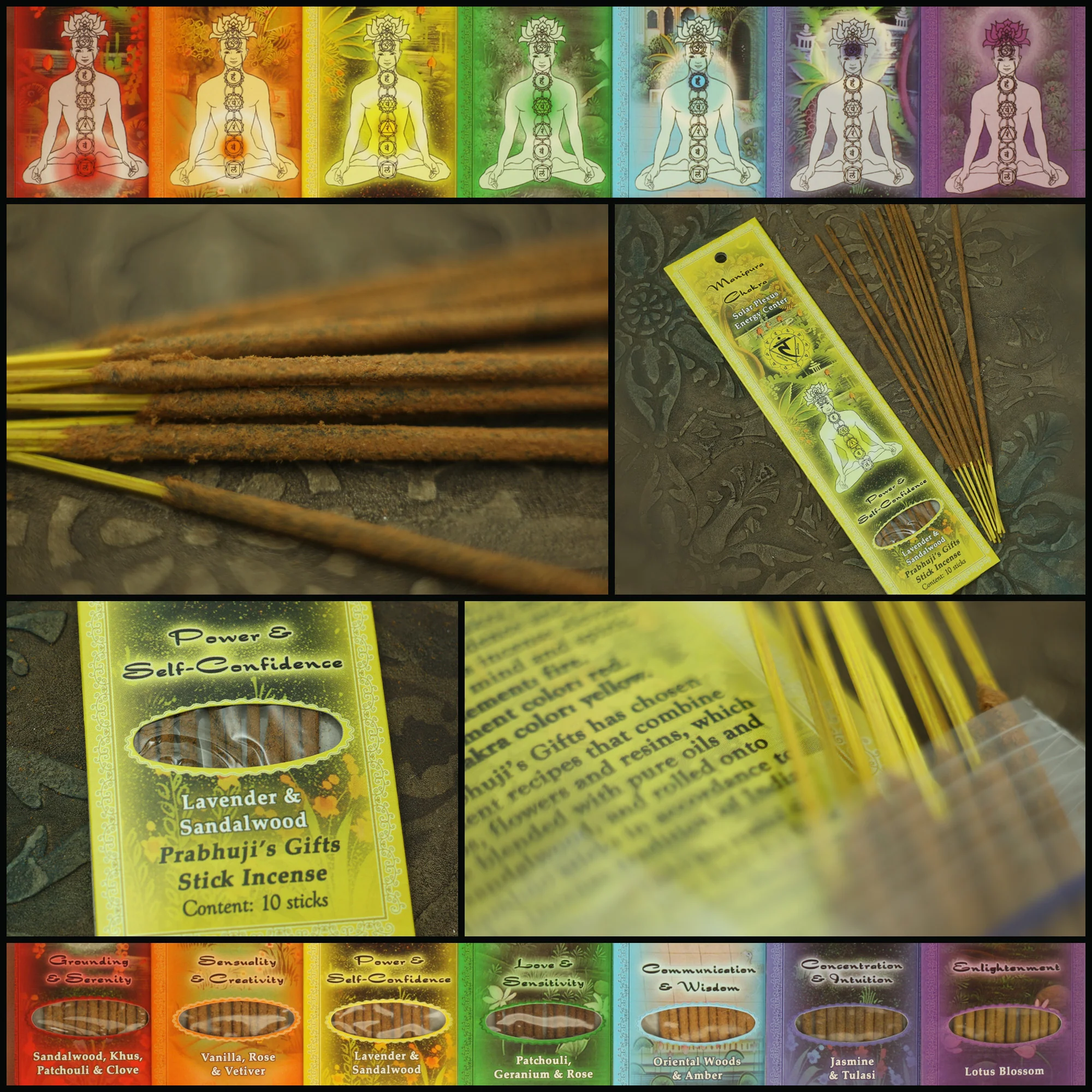 Incense Sticks Solar Plexus Chakra Manipura - Power and Self-confidence - Image 4