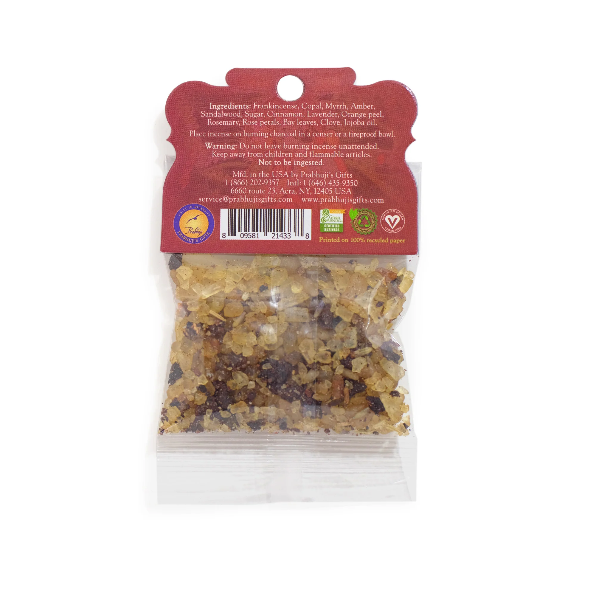 Resin Incense Prabhuji's Blend - 1.2 oz bag - Image 2
