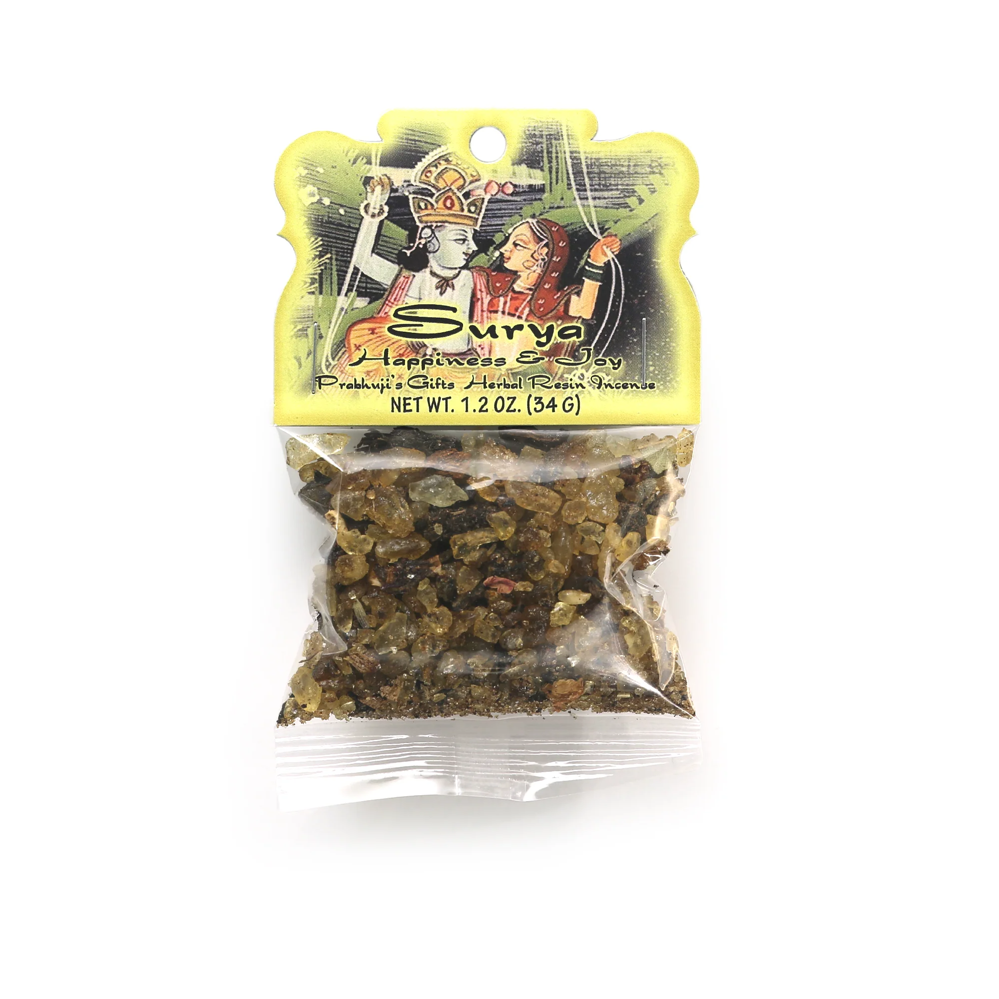 Resin Incense Surya - Happiness and Joy - 1.2oz bag