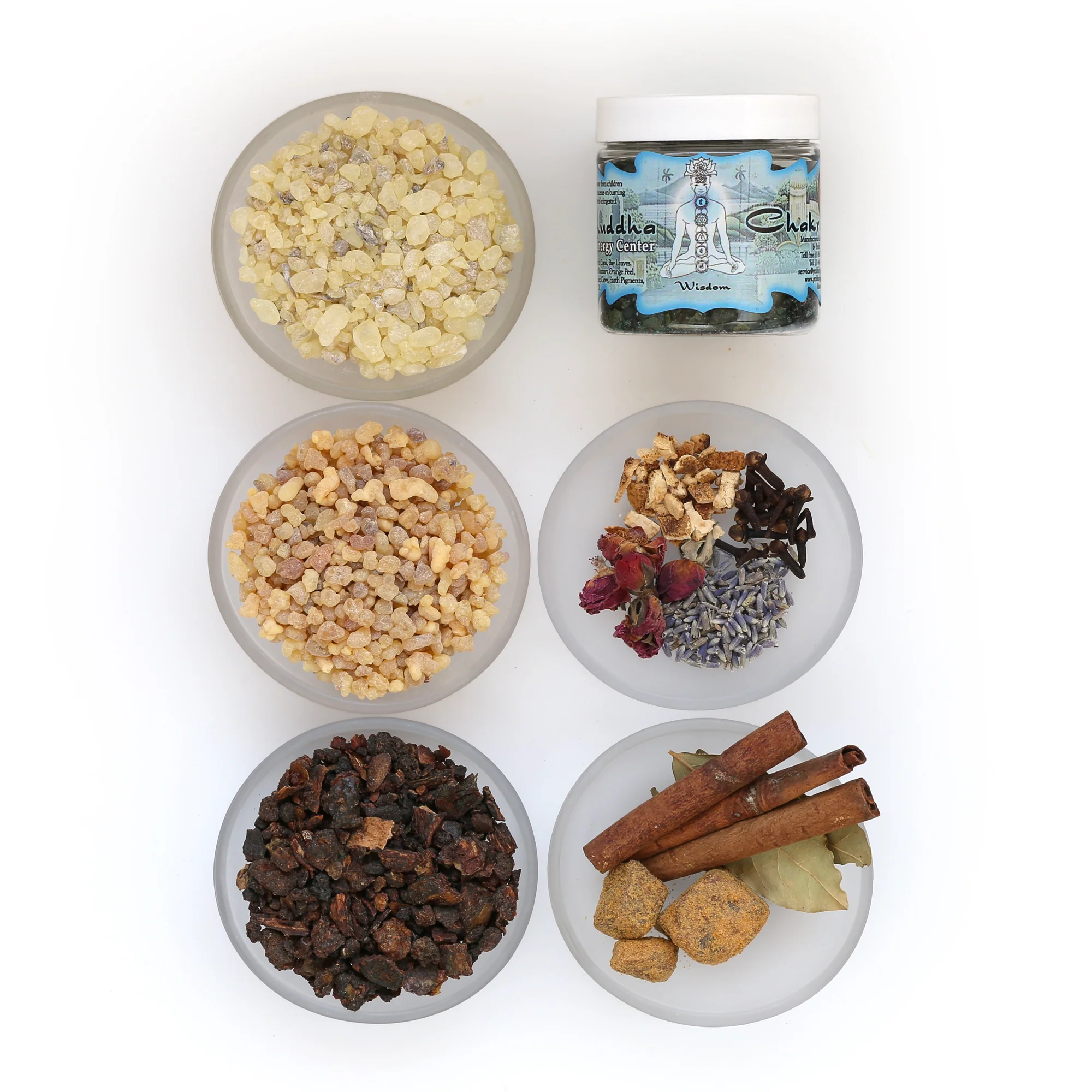Resin Incense Throat Chakra Vishuddha - Communication and Responsibility - 2.4oz jar - Image 3