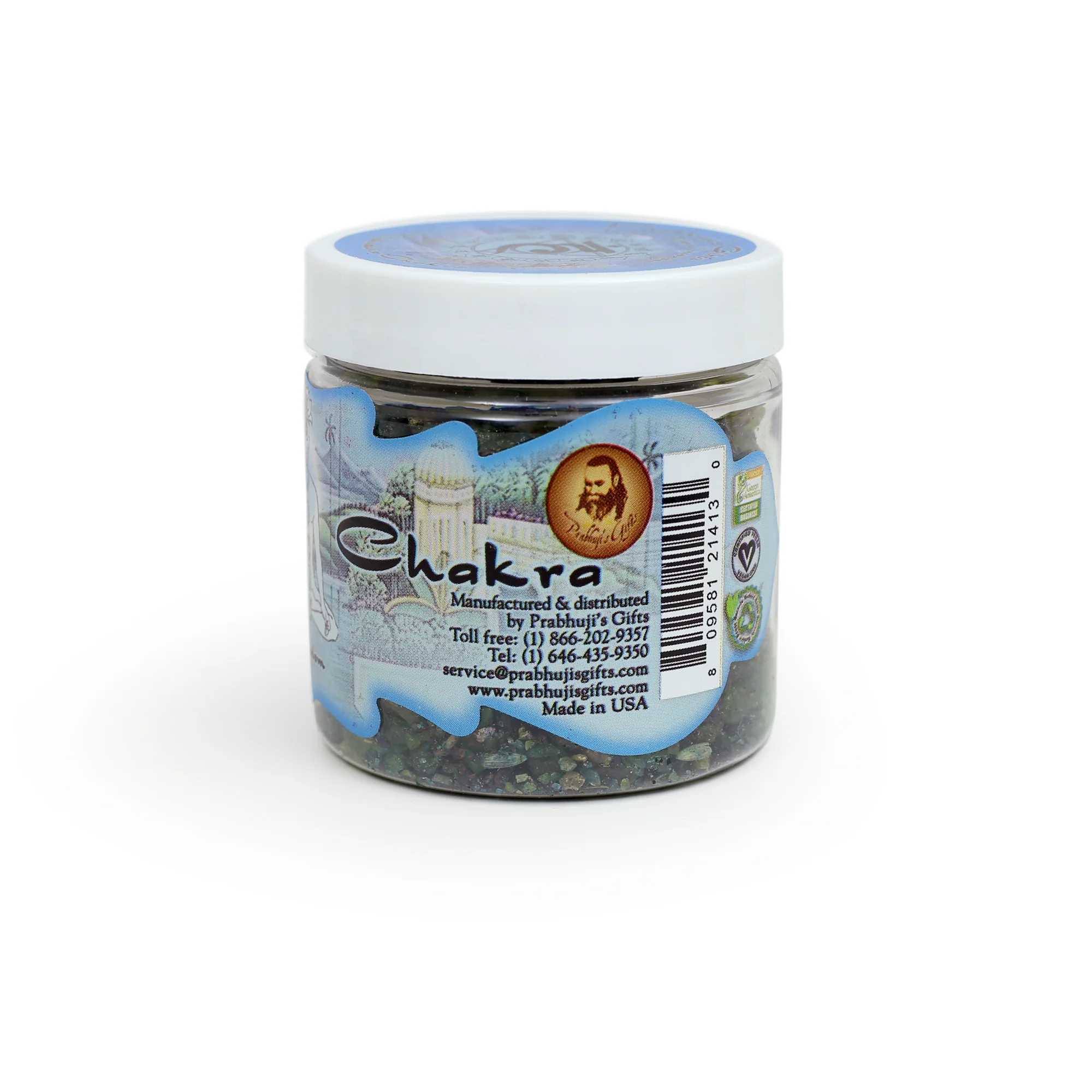 Resin Incense Throat Chakra Vishuddha - Communication and Responsibility - 2.4oz jar - Image 4