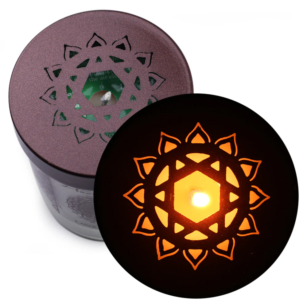 Heart Chakra Anahata | Soy Candle for Chakra Meditation Scented with Essential Oils | Wild Rose | Love and Sensitivity - 10.5oz - Image 4