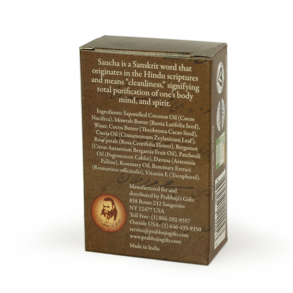 Soap Bar Saucha - Natural Energizing Cocoa Scrub - 3.5 oz (100g) - Image 4
