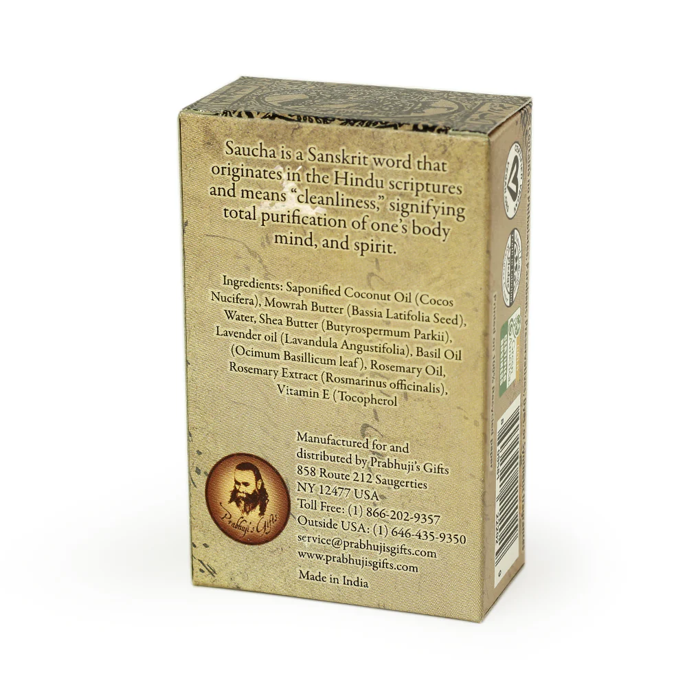 Soap Bar Saucha - Natural Relaxing Lavender - 3.5 oz (100g) - Image 4