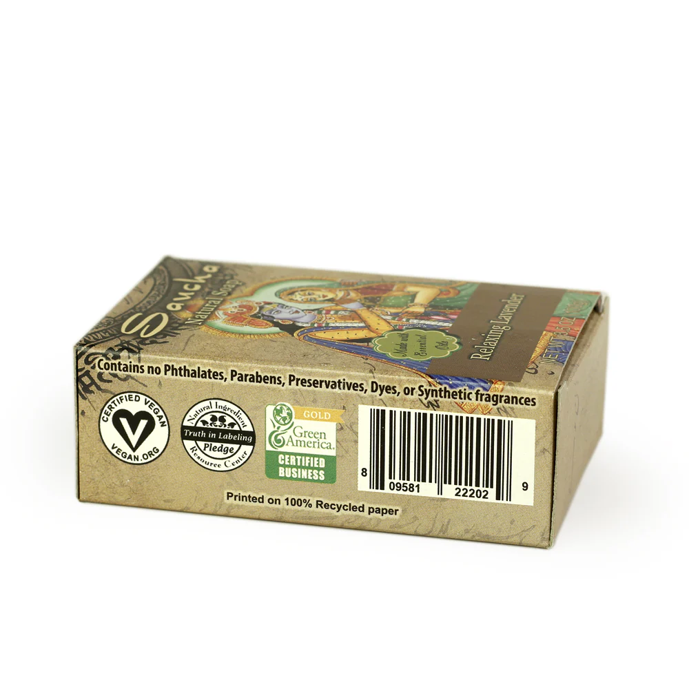 Soap Bar Saucha - Natural Relaxing Lavender - 3.5 oz (100g) - Image 6