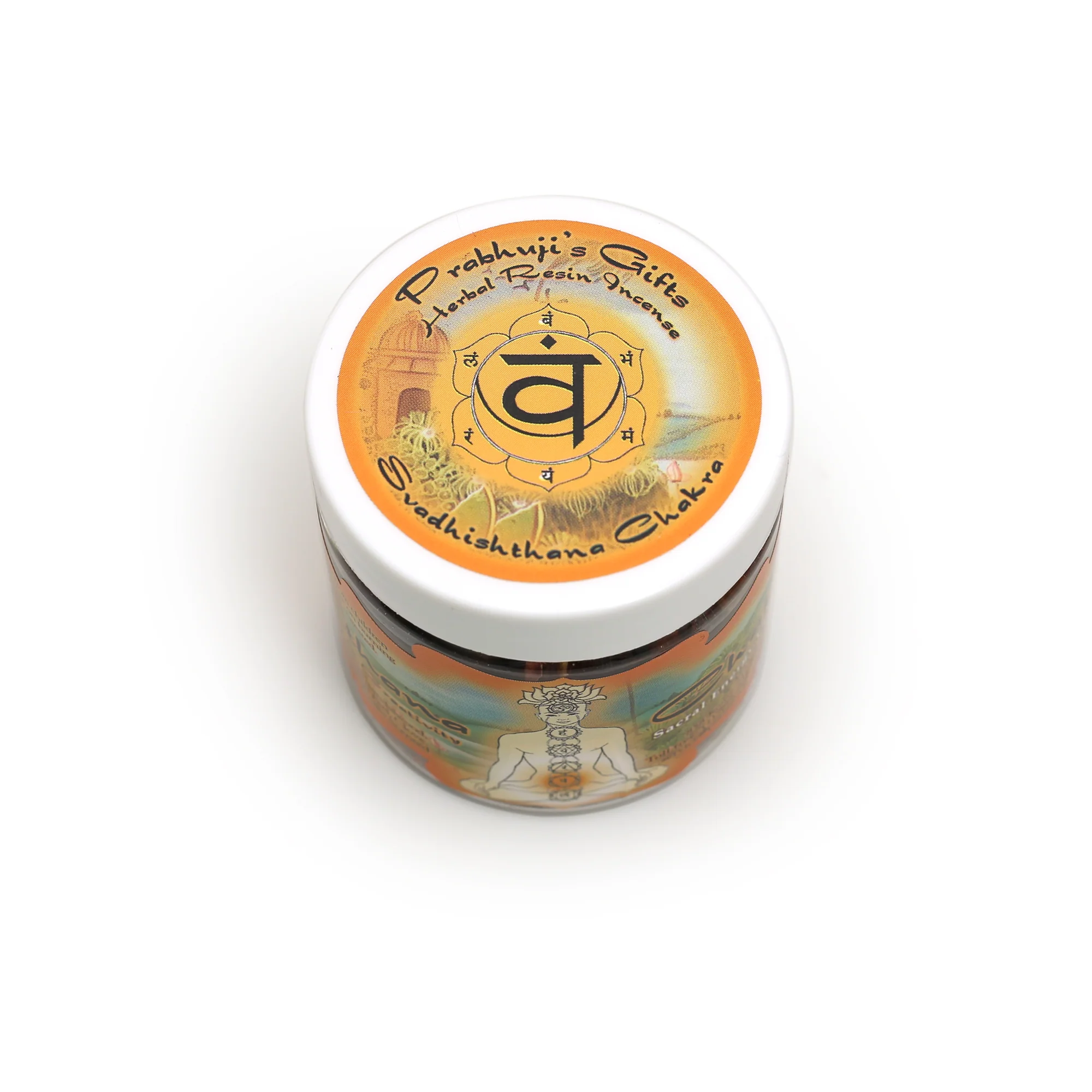 Resin Incense Sacral Chakra Svadhishtana - Sensuality and Creativity - 2.4oz jar - Image 5