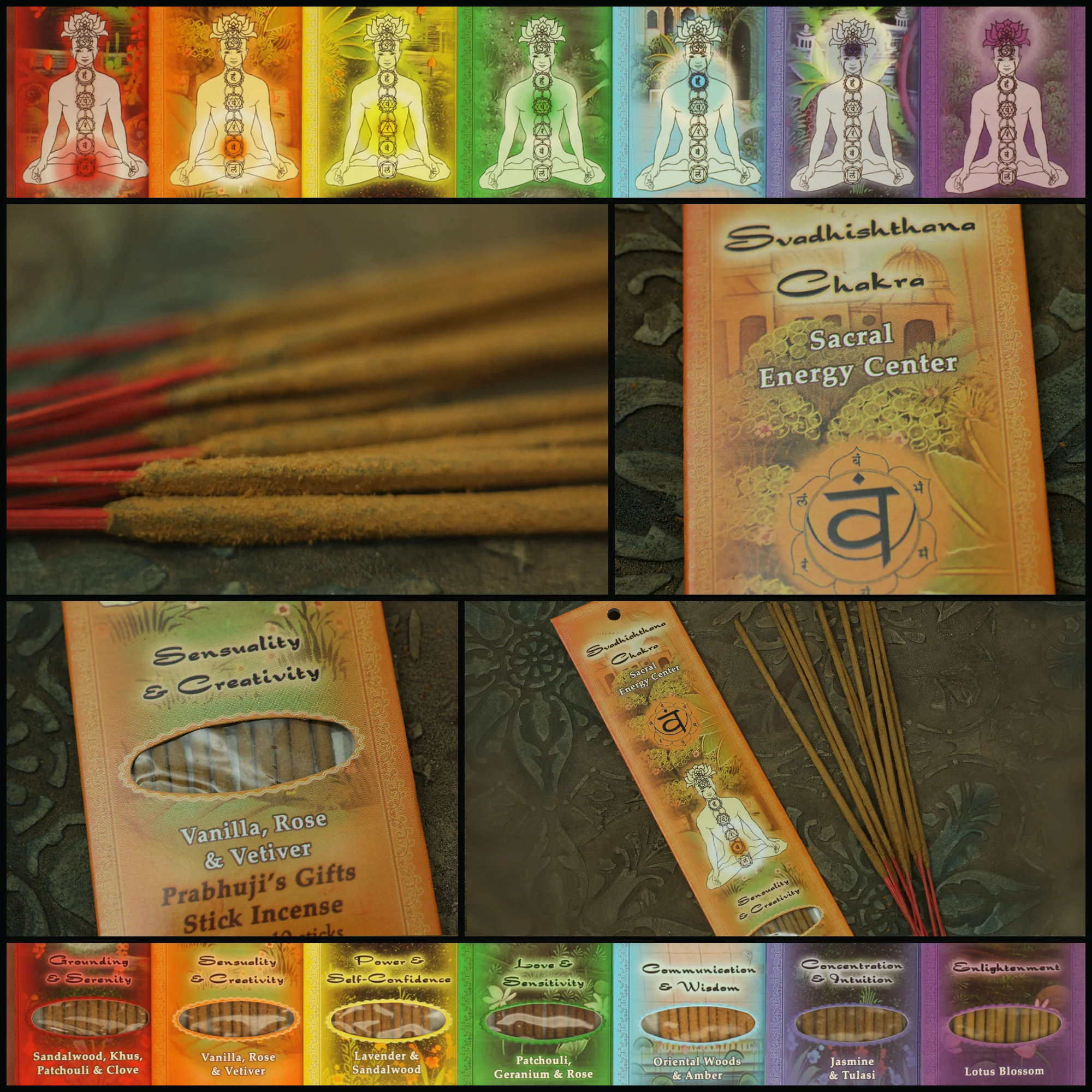 Incense Sticks Sacral Chakra Svadhishtana - Sensuality and Creativity - Image 4