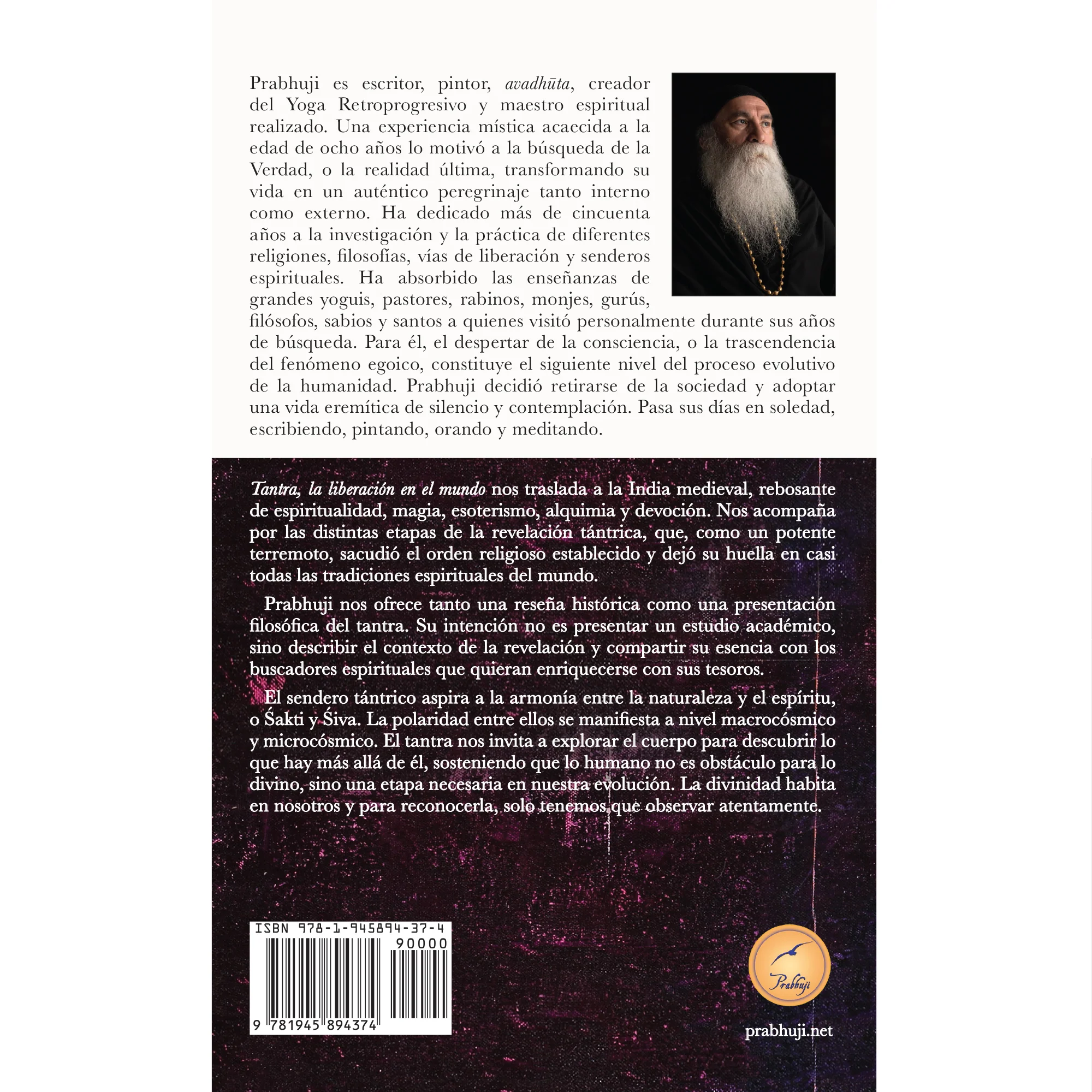 Tantra - La liberacion en el mundo por Prabhuji (Hard cover - Spanish) - Image 3