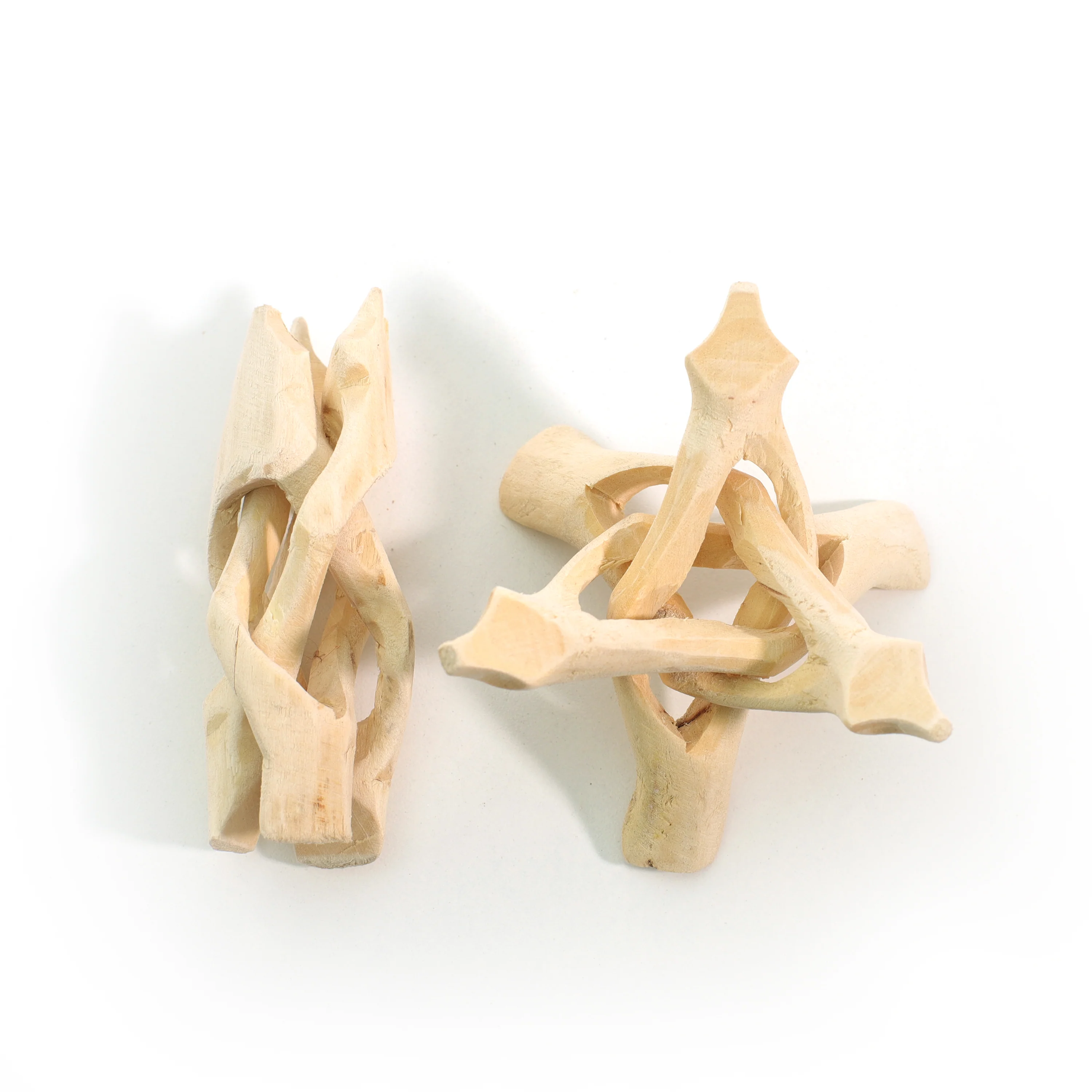 Tripod 4" Natural Eucalyptus Wood (fits Abalone shells 3-5") - Image 3