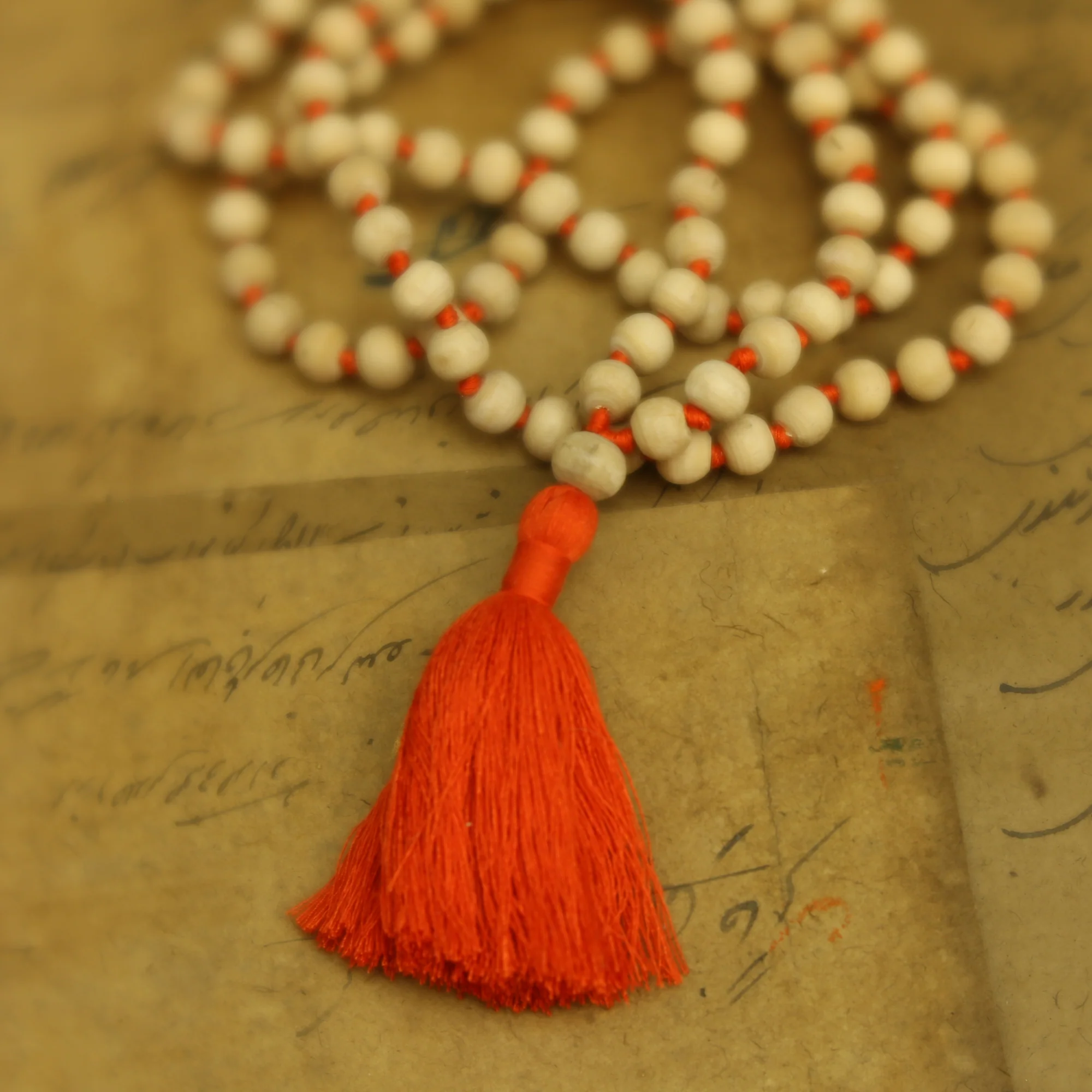 Prayer Mala Beads - Tulasi - 108 Prayer Beads - Image 3