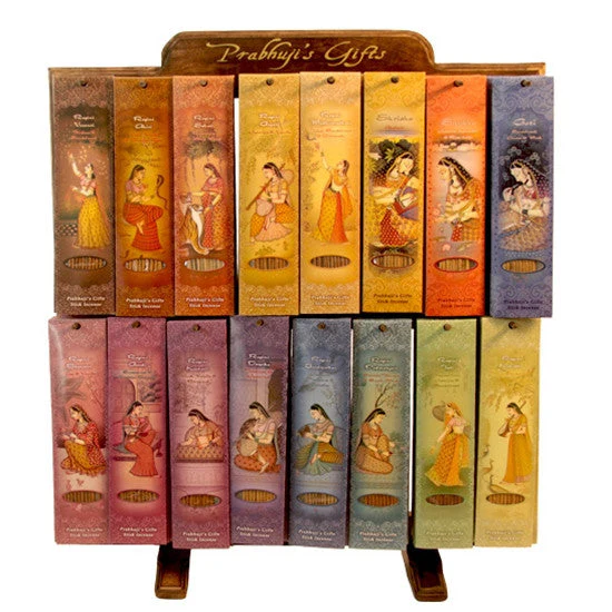 Wholesale Opening Bundle - Incense - Display Rack with 16 Fragrance Variety - Harmony and Meditation lines - 208 Packs